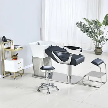 Тайский Шампунь Для мытья волос, Роскошная Кровать для массажа головы, Спа-Водолечение, Кресло для шампуня, Салон для мытья головы, Салонное Оборудование MQ50XF