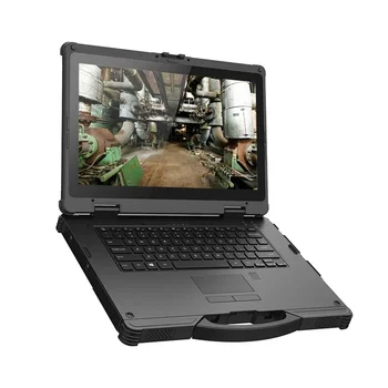 14-дюймовый I5 I7 8g Ram 256g Ssd Аккумулятор с горячей заменой Прочный корпус ноутбука Промышленный Hd Сенсорный экран Прочный ноутбук 5