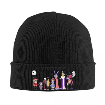 Удивительный Цифровой цирк, Забавная вязаная шапка из аниме, шапочки, зимние шапки, теплые модные кепки для мужчин и женщин
