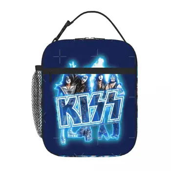 KISS The Band Blue Energy Glow Термосумка для ланча Thermo Food Bag Kawaii Lunch Bag