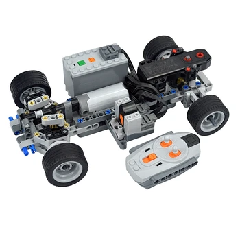 Техническое электрическое радиоуправляемое шасси Rast с мотором Monster, автомобиль-багги, Скоростной гоночный дифференциал, строительный блок, игрушка