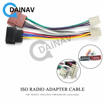 12-122 Радиоадаптер ISO для TOYOTA foe LEXUS для DAIHATSU (избранные модели) Разъем жгута проводов, кабельный штекер для ткацкого станка