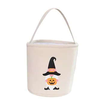 Симпатичная портативная сумка из тыквы на Хэллоуин, сумка для сладостей для детей, подарок на День Хэллоуина, рюкзак из тыквы, сумка через плечо