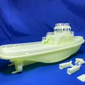 1/100 Модель буксира с дистанционным управлением Smit Комплект модели корабля DIY Модель лодки с дистанционным управлением в сборе Модель Игрушки Корпус с 3D-печатью