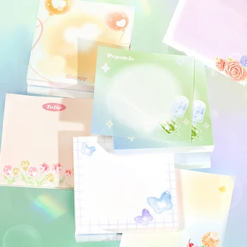 6 упаковок /ЛОТ Глазурованная серия Pinellia ternata милые креативные украшения DIY бумажный блокнот для заметок