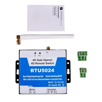 Металлический RTU5024 Gsm Открывалка Для Ворот Автоматический Контроллер Доступа К Воротам 4G GSM Открывалка Для Ворот Бесплатный Телефон Гаражный Пульт Дистанционного Управления 1