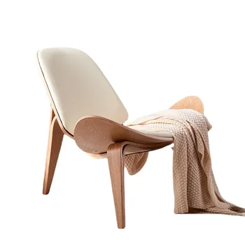 Роскошный стул Xk Light из массива дерева Instagram, сетчатый красный стул, дизайнерский креативный Простой одноместный диван-кресло