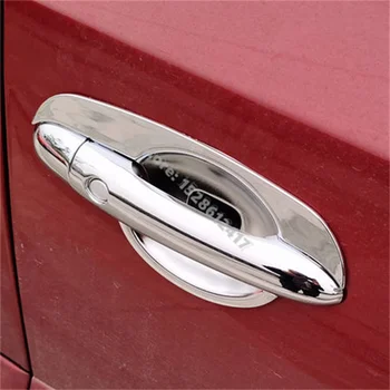 ABS Хромированная дверная ручка автомобиля, отделка чаши, Накладка на боковую дверную ручку, Автомобильные аксессуары для укладки Reynolds Koleos 2009-2016