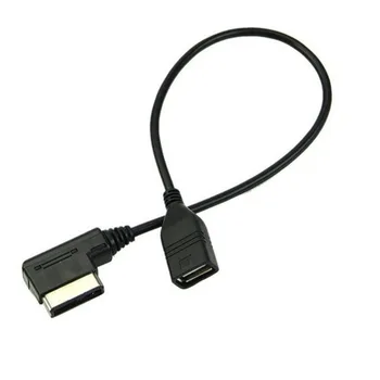 USB AUX Кабель Музыка MDI MMI AMI к USB Женский Интерфейс Аудио AUX Адаптер Провод Передачи Данных Для VW MK5 Для AUDI A3 A4 A4L A5 A6 A8 Q5 0