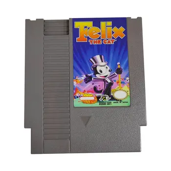 Игровой картридж FELIX-THE-CAT для игровой консоли Single card 72 Pin NTSC и PAL