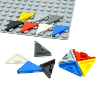 MOC DIY Строительные Блоки Специальная Плитка 45 ° Cut 2x2 Треугольные Плитки Кирпичи Части 35787 Собирает Частицы творческие Игрушки для Детей