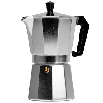 Итальянский алюминиевый кофейник Moka Pot Octagon Moka Pot на 1 чашку Европейского кофейного оборудования (50 мл)