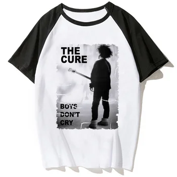 Футболка The Cure, женские футболки с комиксами, одежда в стиле харадзюку для девочек 1