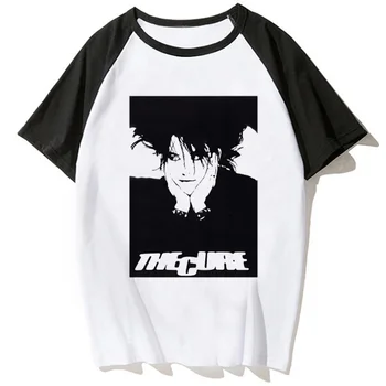 Футболка The Cure, женские футболки с комиксами, одежда в стиле харадзюку для девочек 2