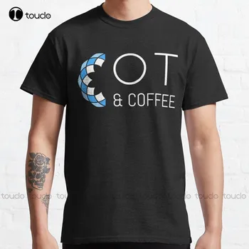 Ot _Amp_ Классическая футболка Coffee Clean Design, высококачественные милые элегантные футболки из милого мультфильма Каваи, милые хлопчатобумажные футболки