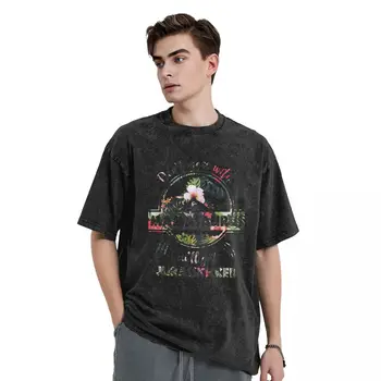 Пуловер с изображением мамазавра и юрского периода, футболка с изображением динозавра, милые футболки с коротким рукавом, эстетичная футболка, Летняя хлопковая одежда с круглым вырезом