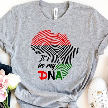 Футболка It's In My DNA Africa Afro Black History Pride Lives Matter Outfit BLM