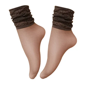 Прозрачные носки ярких цветов для женщин, летние модные сетчатые носки, милые женские носки Happy Funny, Тонкие женские носки 3