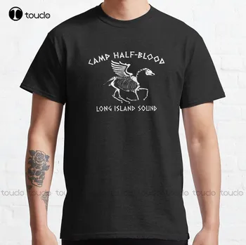 Рубашка Camp Half Blood Nico Diangelo Hades Cabin, классическая футболка, крутые футболки для мужчин, футболки из дышащего хлопка в стиле хип-хоп
