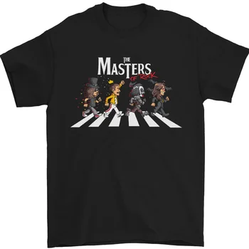 Мужская футболка Masters of Rock Music Heavy Metal из 100% хлопка