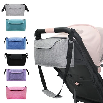 Сумки для детских колясок, большая вместительная сумка для подгузников, сумка для мамы через плечо, подвесная сумка для детского автомобиля, переносная сумка для беременных, Новая 0