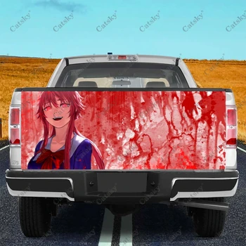 future diaryr Yuno Gasai автомобильная наклейка модификация заднего хвоста грузовика на заказ подходит для внедорожника наклейка для упаковки грузовиков наклейка-этикета 0